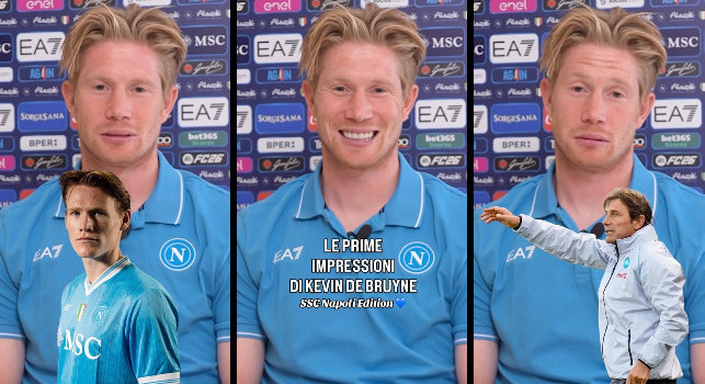De Bruyne dà le sue prime impressioni sul Napoli: sentite cosa dice, da Conte a Lobotka e Lukaku! | VIDEO