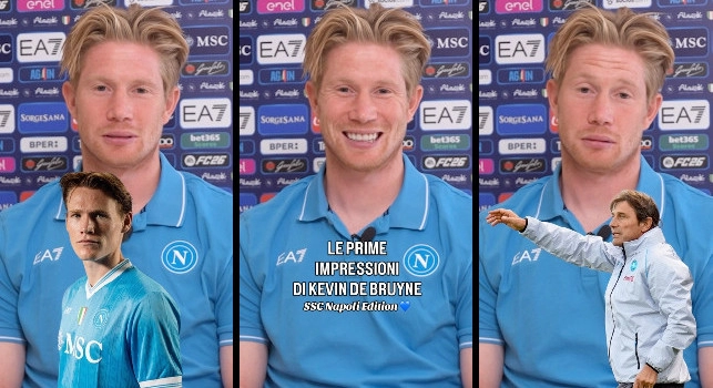 De Bruyne dà le sue prime impressioni sul Napoli: sentite cosa dice, da Conte a Lobotka e Lukaku! | VIDEO