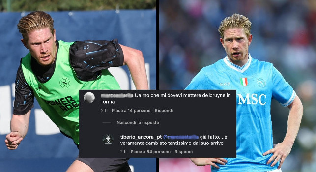 SSC Napoli, l'ex PT conferma: Mettere in forma De Bruyne? Fatto, è cambiato tantissimo dal suo arrivo