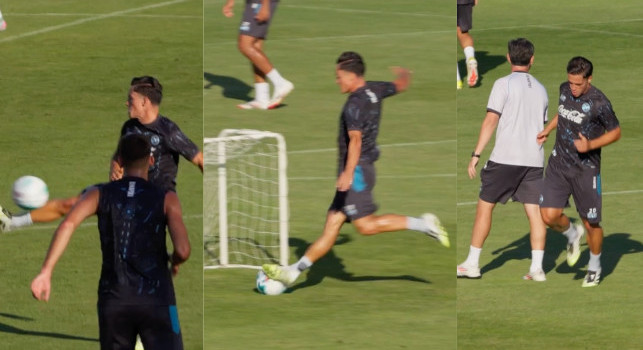 L'ultimo allenamento di Giacomo Raspadori da giocatore del Napoli | VIDEO