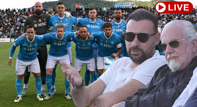 Ritiro Castel di Sangro Napoli, giorno 11: oggi l'amichevole col Girona, addio Raspadori e ultime news di mercato | VIDEO