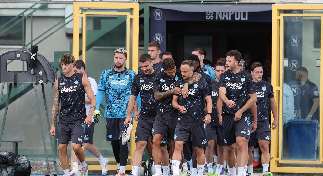 Napoli-Girona, club azzurro con il lutto al braccio
