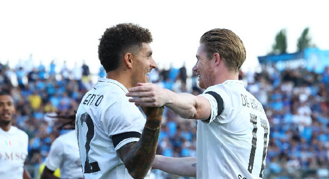 Napoli-Girona, i TOP & FLOP: De Bruyne gol e classe! Lukaku si sbatte tanto, Anguissa giganteggia e si conferma
