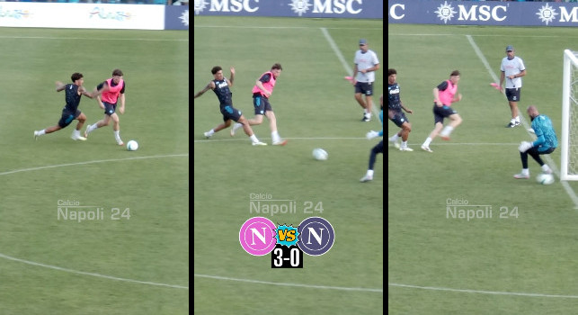 Partitella Napoli, McTominay mira sotto le gambe di Milinkovic: gol su assist di Lobotka | VIDEO