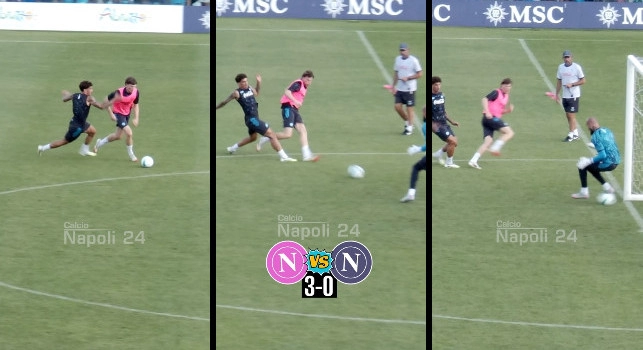 Partitella Napoli, McTominay mira sotto le gambe di Milinkovic: gol su assist di Lobotka | VIDEO