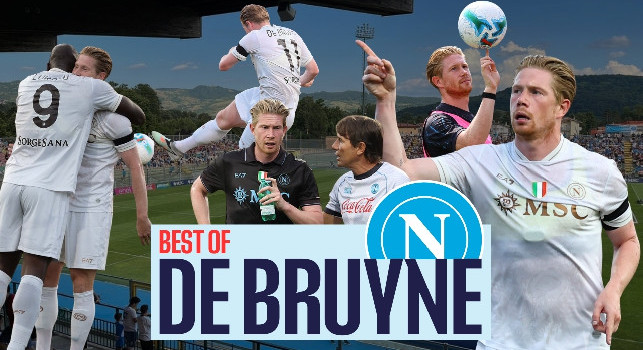 Best of De Bruyne in ritiro col Napoli: tutti i gol & skills fra Dimaro e Castel di Sangro | VIDEO CN24