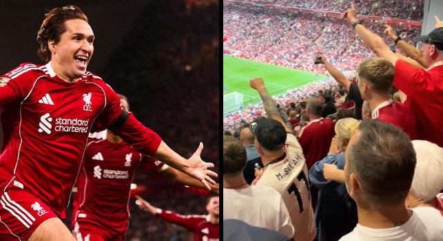 Liverpool, coro per Chiesa: Possiamo sentirli piangere a Torino, f**k off Juve! | VIDEO