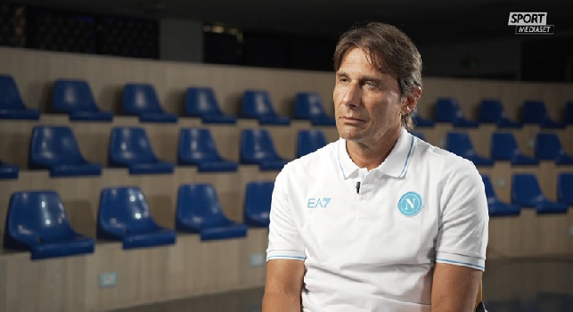 Conte: Il primo a vincere due scudetti col Napoli? Stiamo belli calmi. De Bruyne si Ã¨ calato nel progetto e su Lucca...