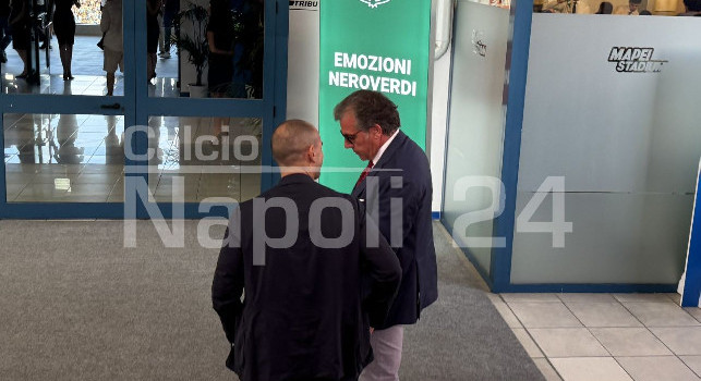 Sassuolo-Napoli, guardate chi è arrivato al Mapei Stadium per seguire la partita | FOTO CN24