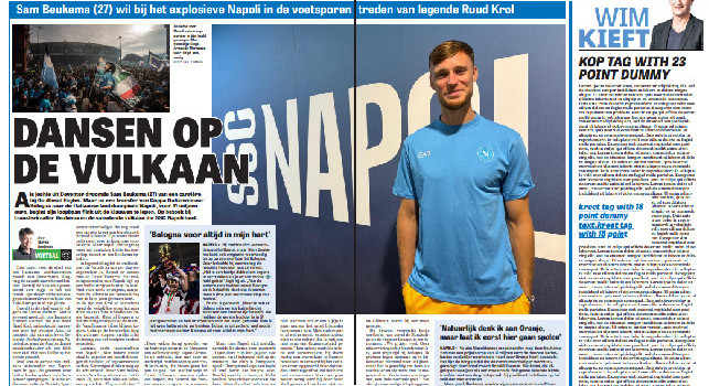 Beukema: A Napoli il calcio è religione, non potevo dire no! Vi racconto un episodio assurdo e cosa mi ha detto Krol, con De Bruyne...