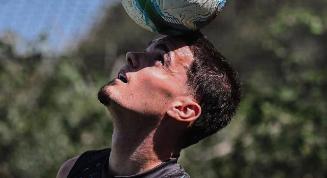 Le prime foto di Miguel Gutierrez mentre si allena al Training Center di Castel Volturno | FOTO