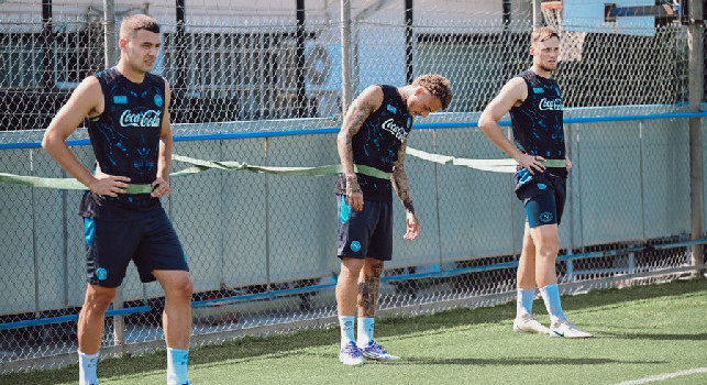 Lavoro tecnico-tattico e partitina al Training Center di Castel Volturno: il report della SSC Napoli
