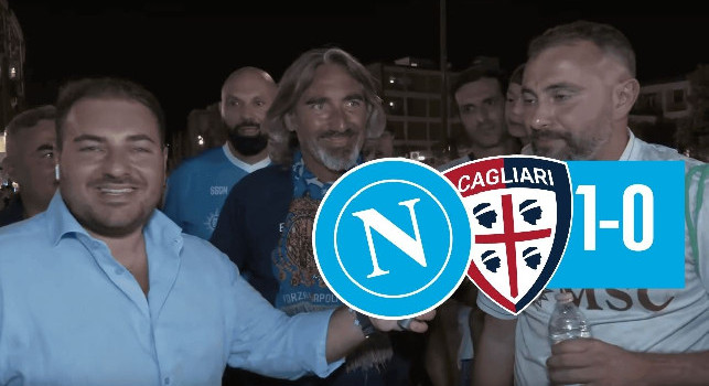 Napoli-Cagliari 1-0, guardate la reazione a caldo dei tifosi nel post-partita | VIDEO