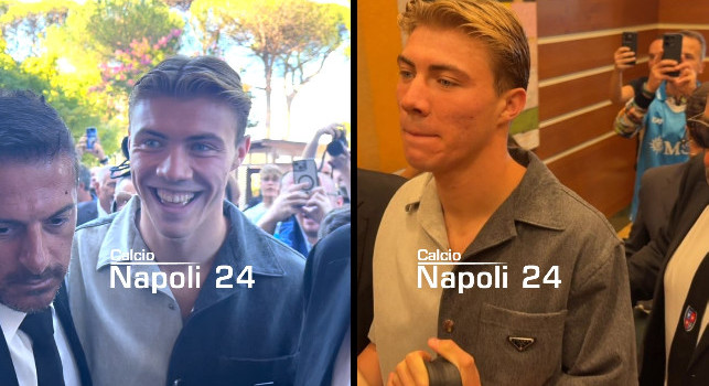 Hojlund Ã¨ a Villa Stuart per le visite mediche con il Napoli! Che accoglienza dei tifosi, la reazione del danese | FOTO & VIDEO CN24