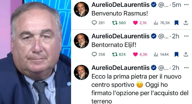 Chiariello applaude De Laurentiis: Game, set, match!