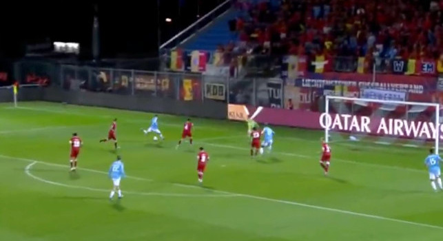 Liechtenstein-Belgio, gol di De Bruyne! Sinistro nell'angolino per lo 0-4 | VIDEO