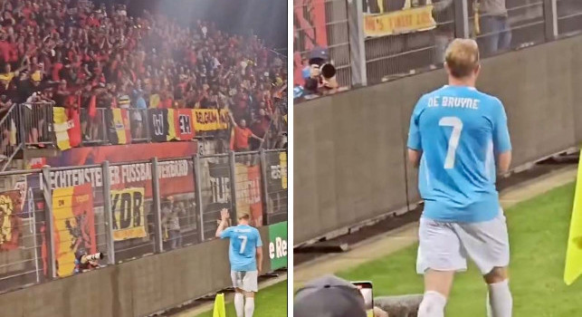 Tutti ai piedi di De Bruyne: tributo emozionante in Liechtenstein-Belgio | VIDEO