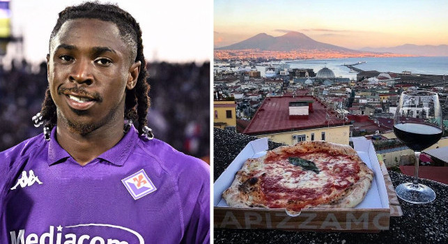 Kean a sorpresa, sui social pubblica uno scatto di una pizza con vista Vesuvio | FOTO