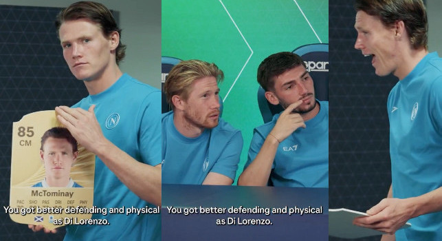 Hai due valori meglio di Di Lorenzo, che risate con De Bruyne e McTominay sui ratings di FC26! | FOTO