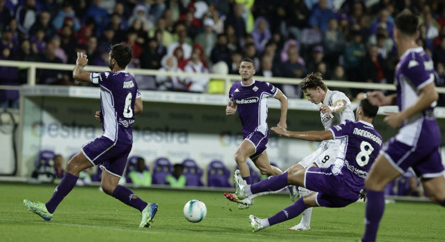 La Fiorentina accorcia le distanze: Ranieri in girata segna l'1-3
