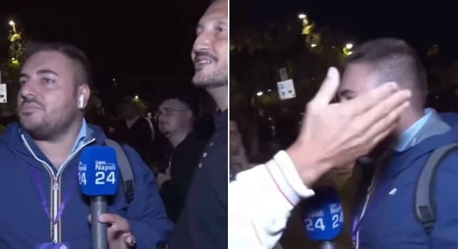 Andate via da qui, pezzi di me**a. Vergogna Firenze, inviato e cameraman CN24 aggrediti in diretta con insulti e spintoni | VIDEO
