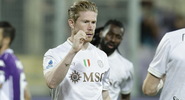 Fiorentina-Napoli 1-3: il messaggio da leader di De Bruyne sui social