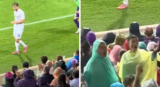 Tifosi della Fiorentina applaudono Hojlund! Poi guardate che succede | VIDEO
