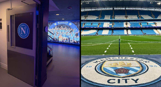 Manchester City-Napoli: vi portiamo negli spogliatoi dell’Etihad Stadium | VIDEO CN24