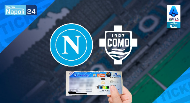 Biglietti Napoli-Como in vendita: tutti i prezzi e le promozioni per la gara al Maradona
