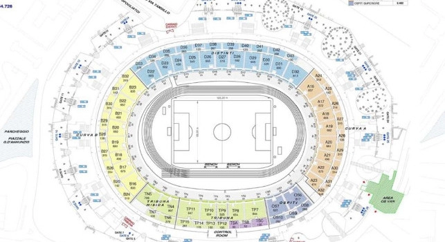 Stadio Maradona progetto Euro 2032