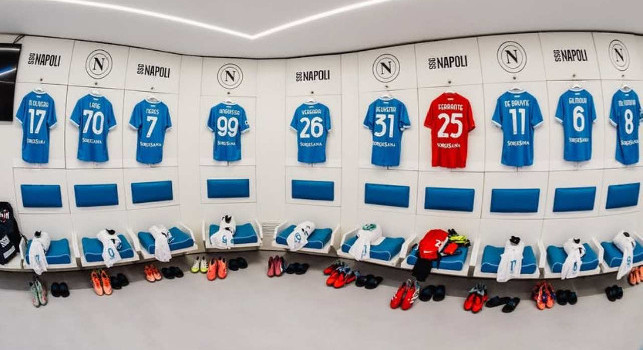Spogliatoio del Napoli