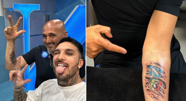 Spalletti, il tatuatore: Juve? Giusto cos&igrave;, non mi sento tradito: &egrave; il suo lavoro. Mi chiam&ograve; Di Lorenzo...