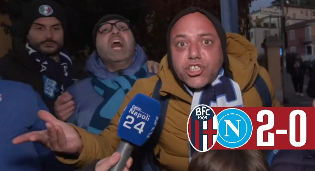 Tifosi del Napoli a Bologna