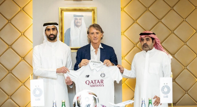 UFFICIALE - Roberto Mancini riparte dal Qatar: è il nuovo allenatore dell'Al Sadd | FOTO