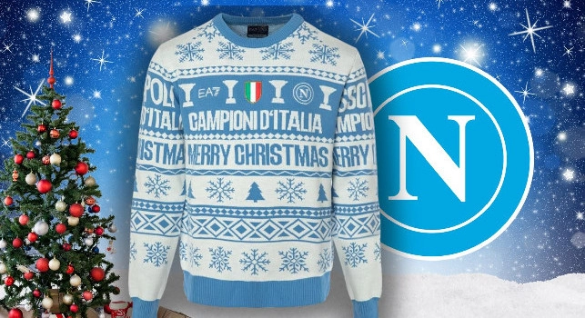 Maglione di Natale del Napoli 2025