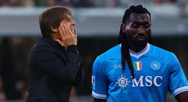 Antonio Conte e Frank Anguissa