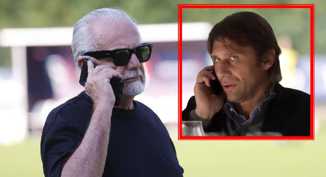 Il Mattino - De Laurentiis terr&agrave; Conte a fine stagione, possibile ulteriore rinnovo: i dettagli