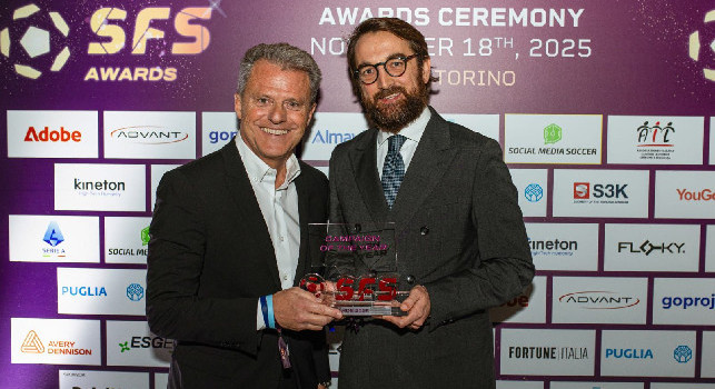 Il Napoli ha vinto il premio Campaign of the Year con il progetto AG4IN
