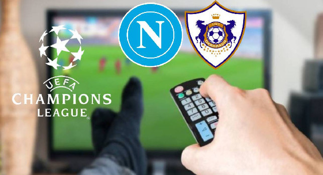 dove vedere Napoli Qarabag