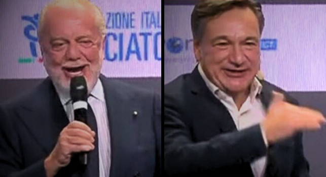 Siparietto con De Laurentiis! Attacca DAZN, Fabio Caressa in imbarazzo: il botta e risposta