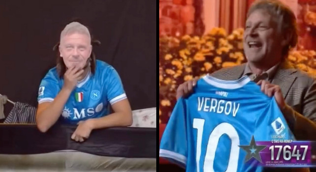 Siamo partenopei!, regalo della SSC Napoli e Luca Lombardo al giudice di Bulgaria's Got Talent | VIDEO