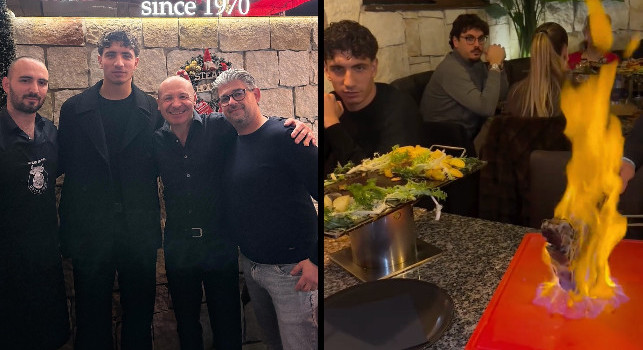 Marianucci, cena di fuoco a Napoli: ecco dov'&egrave; stato ieri sera | VIDEO