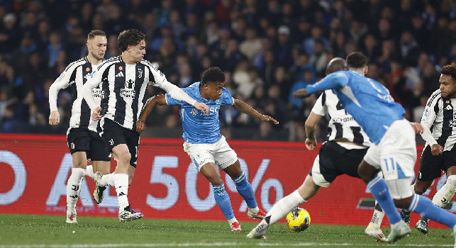 Napoli-Juventus, le statistiche: l'autorete di Zoccola, Neres e la possibile 'tripletta' ed il confronto inedito
