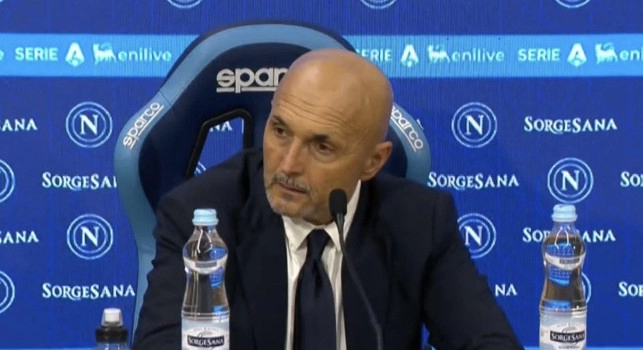 Conferenza stampa Luciano Spalletti post Napoli-Juventus