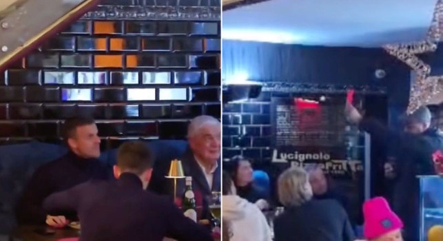 Tifoso azzurro incontra a cena l'arbitro di Napoli-Juve e guardate cosa fa | VIDEO