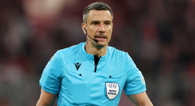 Champions League, Benfica-Napoli arbitrata dallo sloveno Vincic! La designazione completa, un solo precedente con gli azzurri