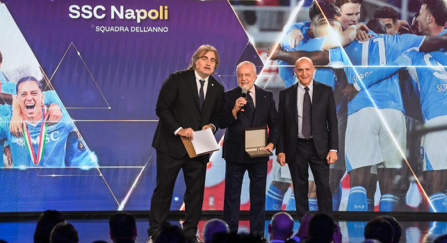 Gazzetta Sports Awards, premiata la SSC Napoli