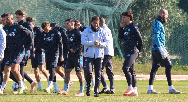 SSC Napoli report allenamento