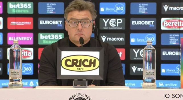 Udinese, Runjaic in conferenza: Fortunati nel finale! Non &egrave; mai semplice giocare contro il Napoli e reagire dopo due gol annullati, serviva energia per rimanere convinti e dare tutto per segnare | DIRETTA