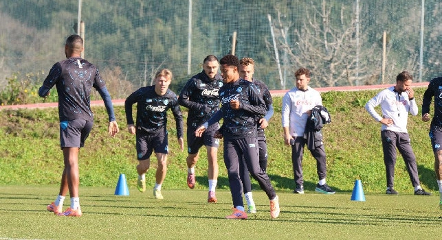 SSC Napoli, il report dell'allenamento alla vigilia di Napoli-Parma